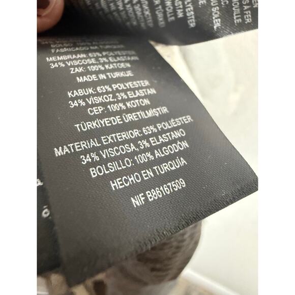 Ted Baker Nounds Micro Brown Houndstooth Slim Fit Trouser Dress Pants 30 - Picture 10 of 11